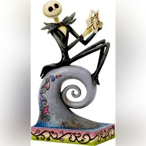 Nightmare Before Christmas Jack Skellington Figurine, 8.5 Inch, Multicolor